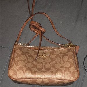 Brown coach crossbody NEW!